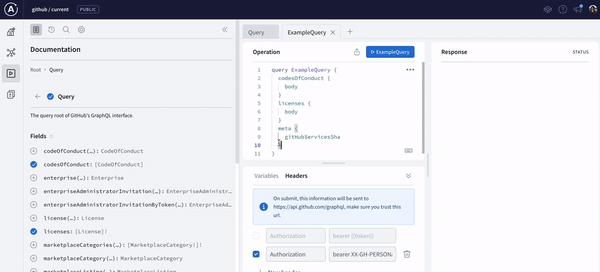 Remove preselected fields in Apollo Studio Explorer