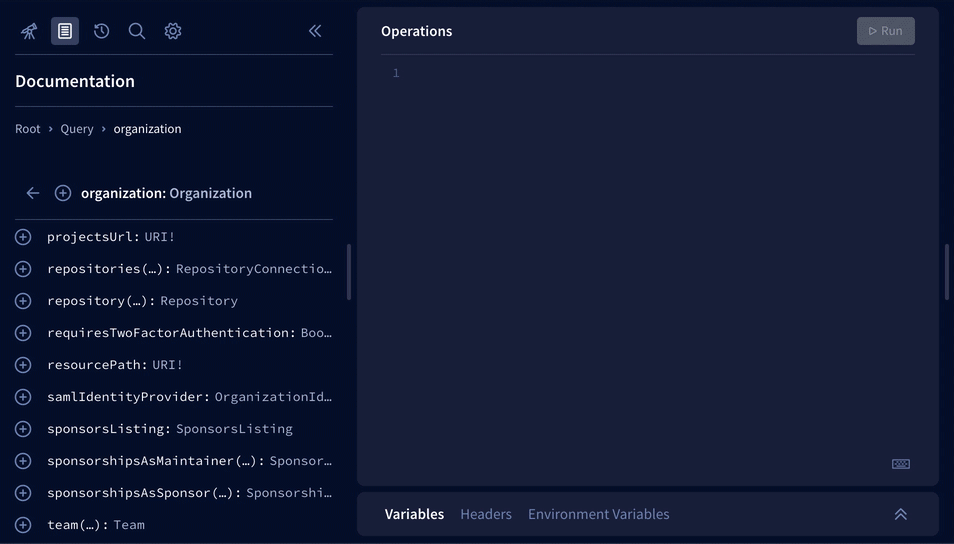 One-click query building in the Apollo Studio Explorer