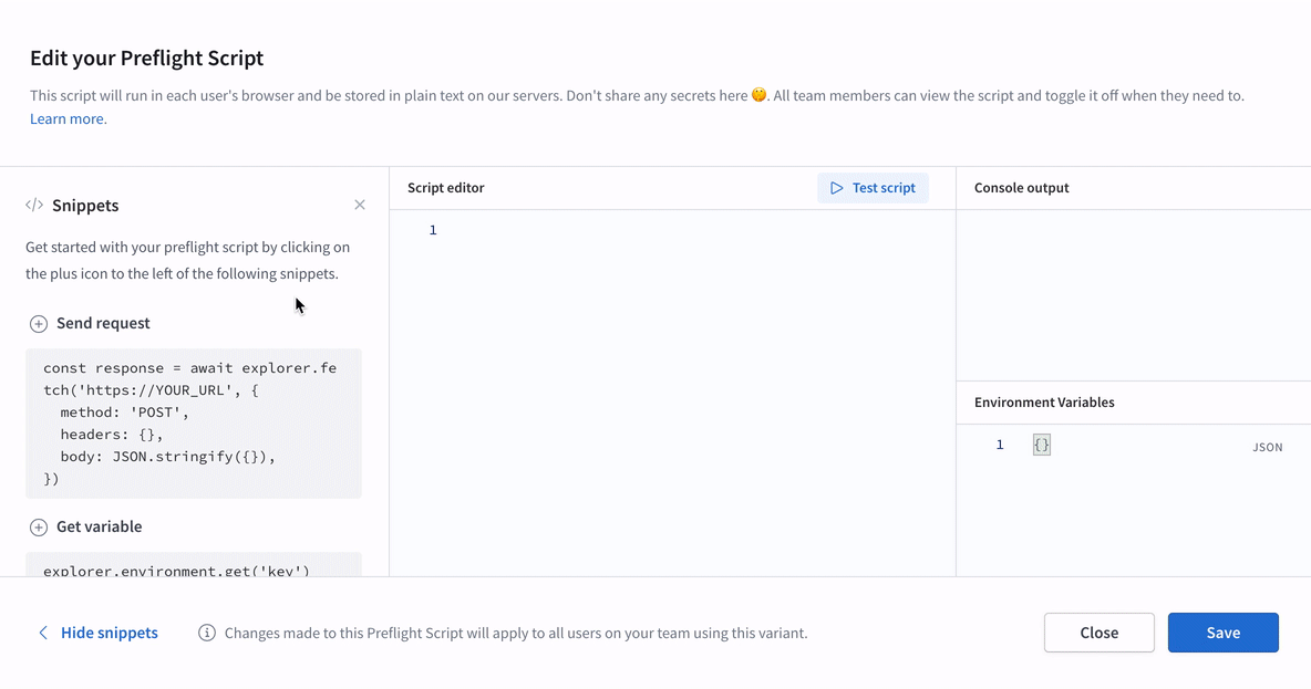 Edit your preflight script